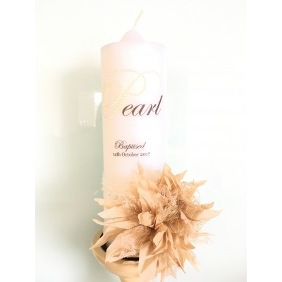 Shabby Chic Candle